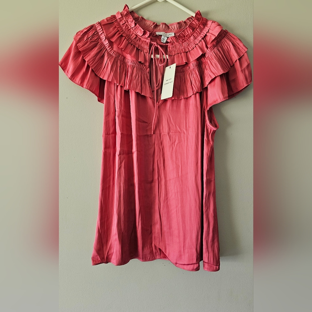 Womens Shirt Size Small NWT Current Air Top Blouse Shirt Small Ladies Size Small